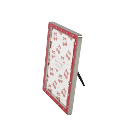 Cadre en alliage de zinc rouge 5 x 7