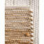 Tapis beige / brun en jute / coton tissé à plat Baldwyn-308477357