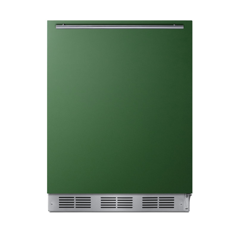 Summit Appliance 5 pi. Cu. Réfrigérateur autoportant avec congélateur, Vert / noir