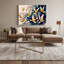«Birds», reproduction d'art sur toile beige canari-1101665280
