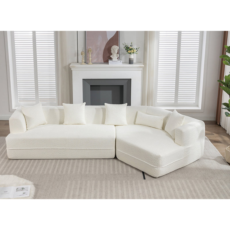 Canapé modulaire nouveau et amélioré, Blanc crémeux