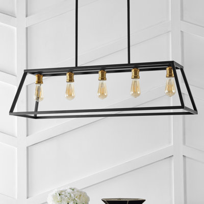 Luminaire suspendu pour îlot de cuisine à 5 lumières Gearld