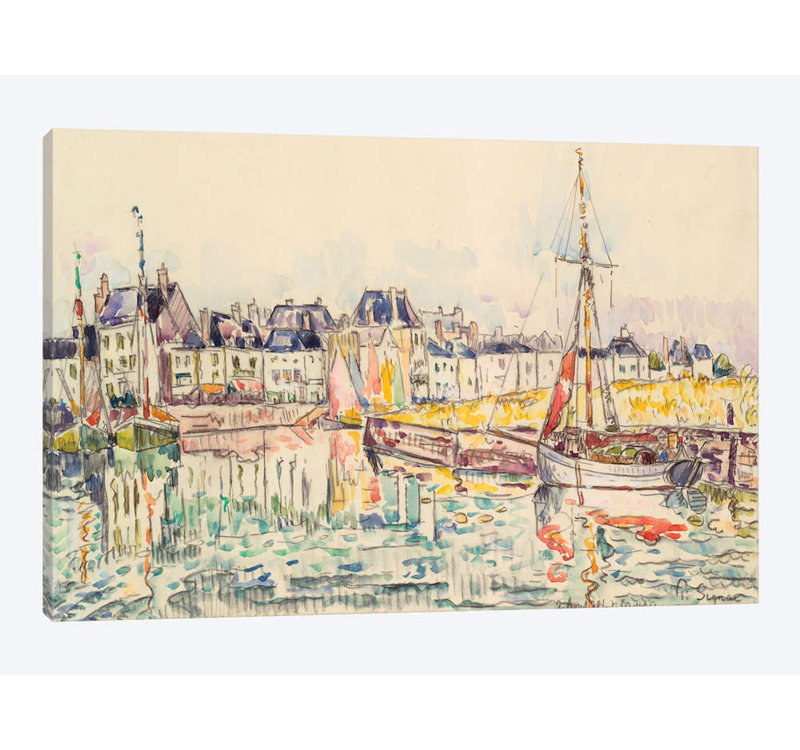 « le croisic ii », reproduction sur toile, H 12 po x l 18 po x P 1,5 po
