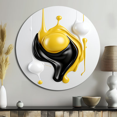 Critton - Abstract Round Metal Art