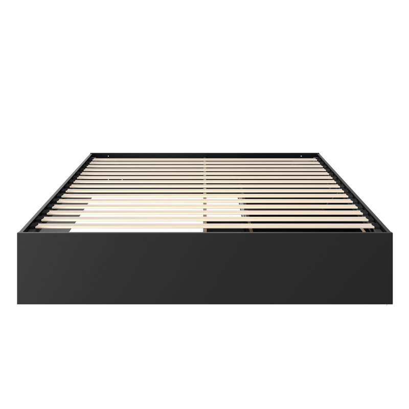 Platform Storage Bed, Queen, Black