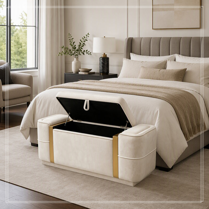 Revêtement en tissu d'ameublement Lakehurst, Beige