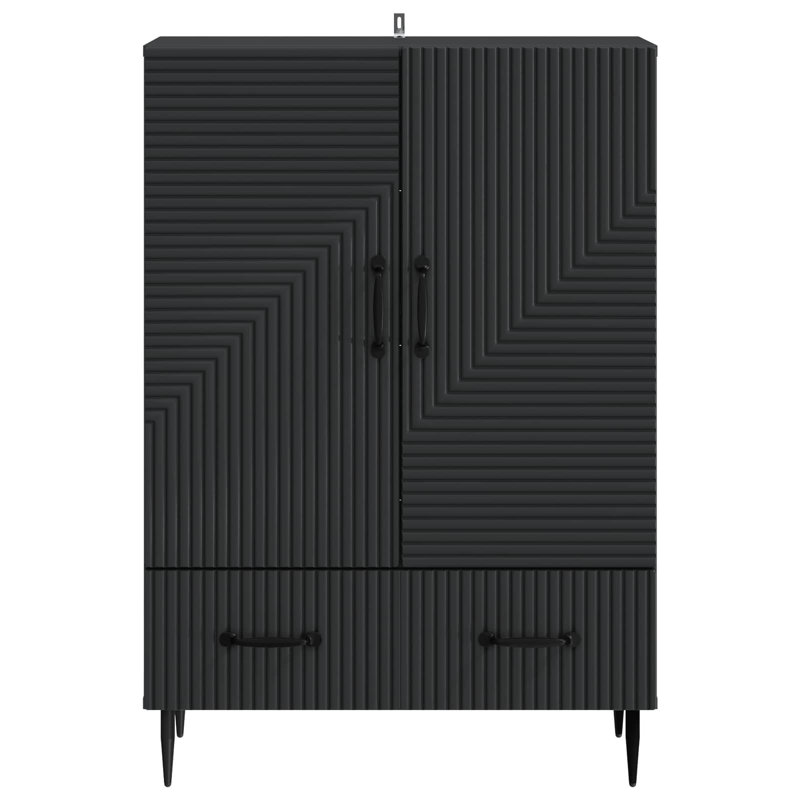 66cm Sideboard, Black