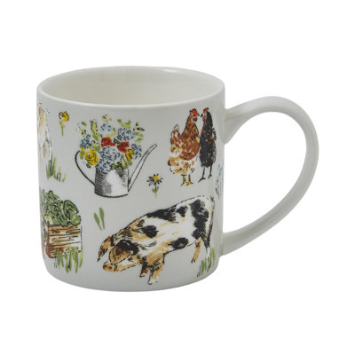 Portman Farm Bone China Coffee Mug