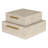 Rebeka 2 Piece Faux Leather Decorative Box Set-1430525152