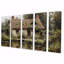 «Mysterious Rustic Country House By The Pond», art mural campagne 5 pièces-1969090454