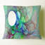 Ailes d'ange transparent bleu fractal - coussin imprimé abstrait-30616045-30616041