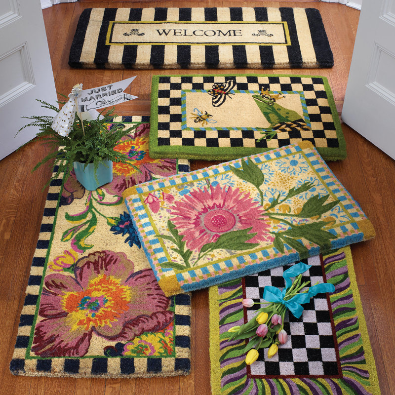 Courtly Check® Entrance Mat, 24" W x 57" L