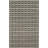 Selene Striped Black Handmade Wool Contemporary Geometric Area Rug-12757065