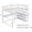 Lit mezzanine avec bureau intégré et tablettes-113752952-113752951