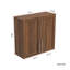 Armoire de rangement murale empilable, P 11,81 po x l 31,50 po x H 29,92 po