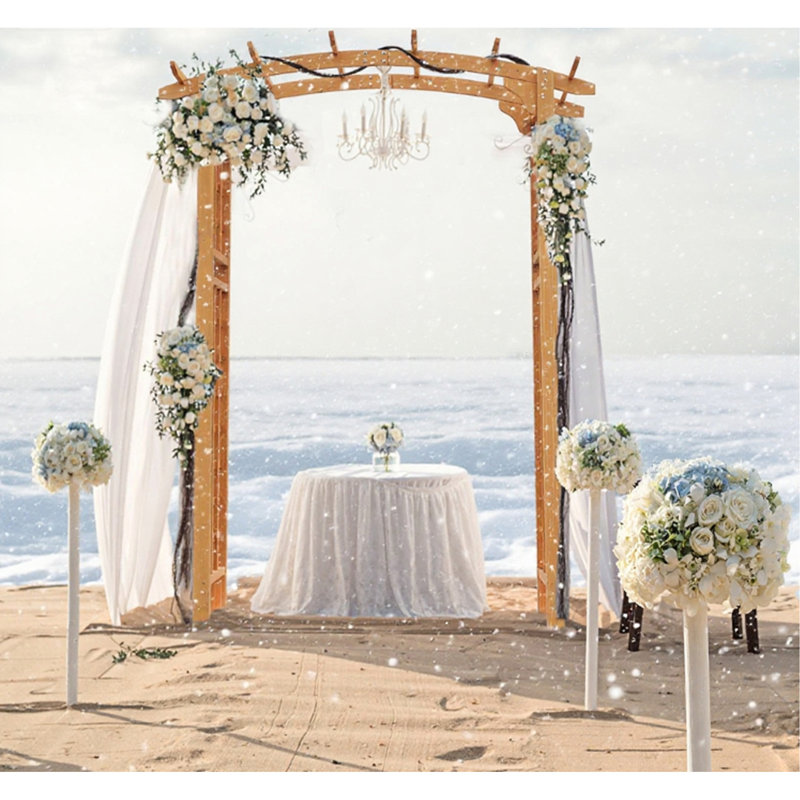Treillis en bois de style pergola