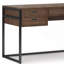 Bureau - Brun rustique naturel vieilli