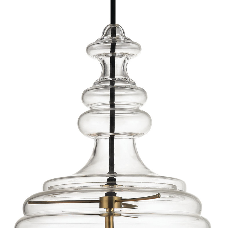 Washington 4 - Light Pendant, Aged Brass