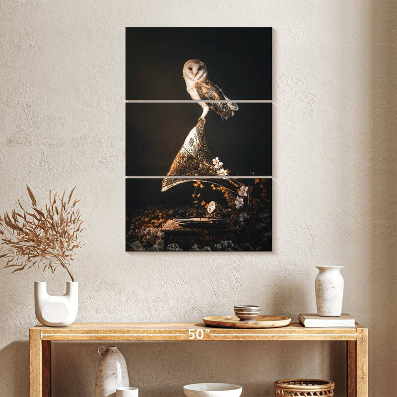 Brampt Grammophone, 65" H x 42" W