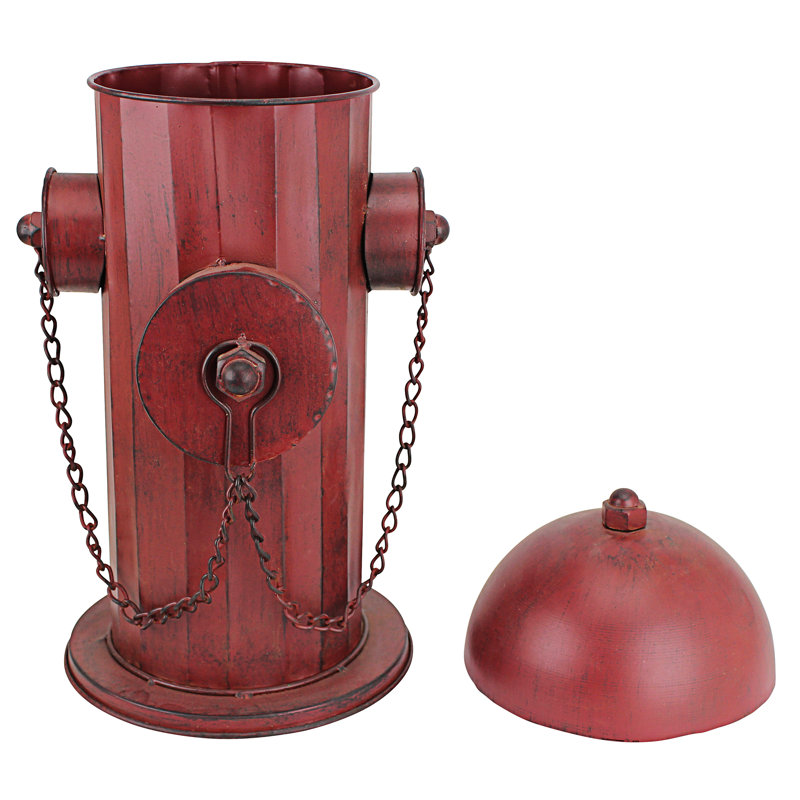 Fire Hydrant Weather Resistant UV Resistant Metal Garden Statue