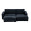 3 Piece Upholstered Sectional Sofa with Removable Ottoman-357018613