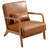 Lyon 25.78" Wide Mid Century Faux Leather Accent Chair with an Extra Pillow(Set of 5)-111088714