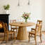 Round Solid Wood Dining Table