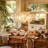 3 - Light Dimmable Glass Bubble Chandeliers