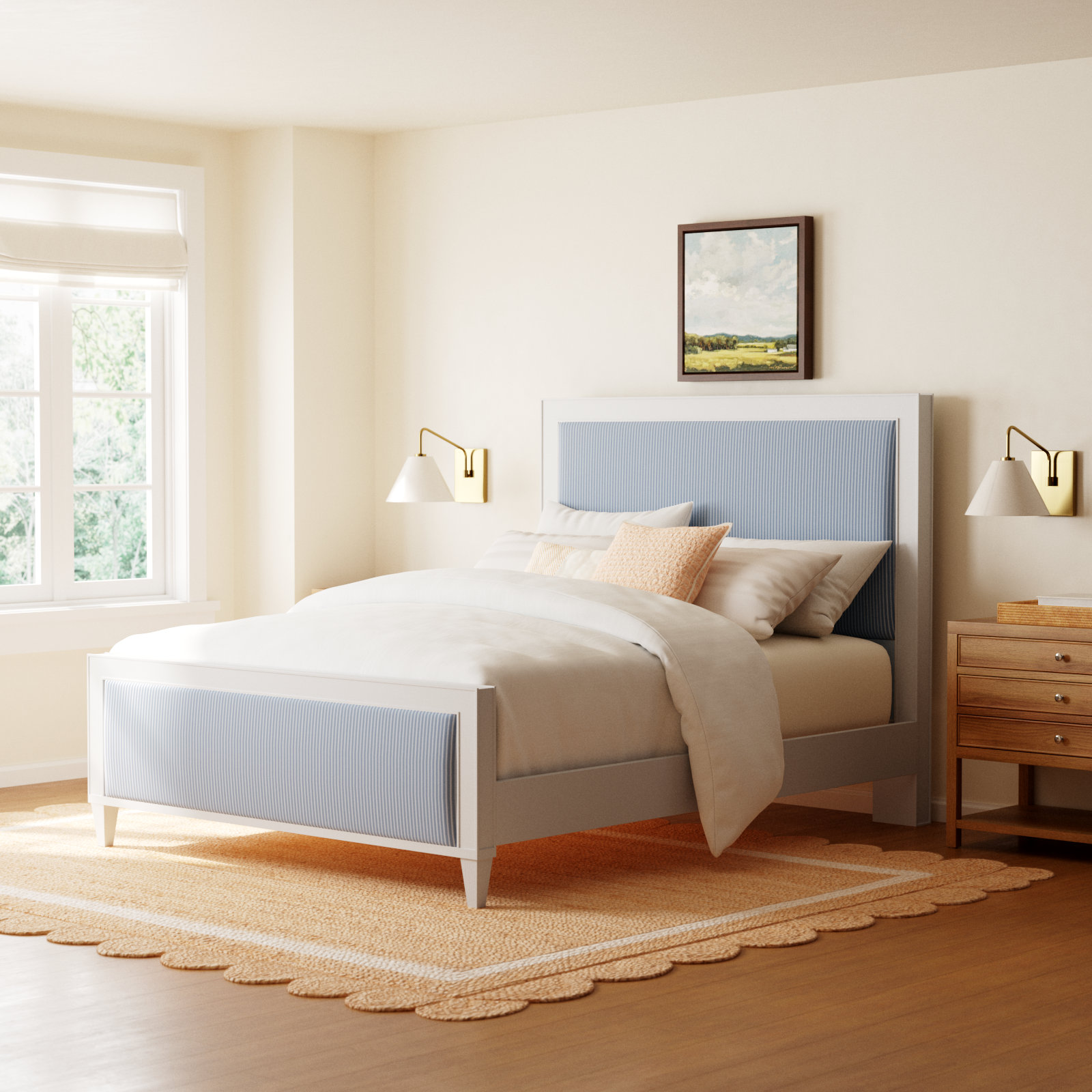 Lana Upholstered Bed, Queen