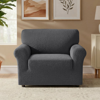 Housse de canapé en peluche élastique avec siège imperméable et lavable à la machine