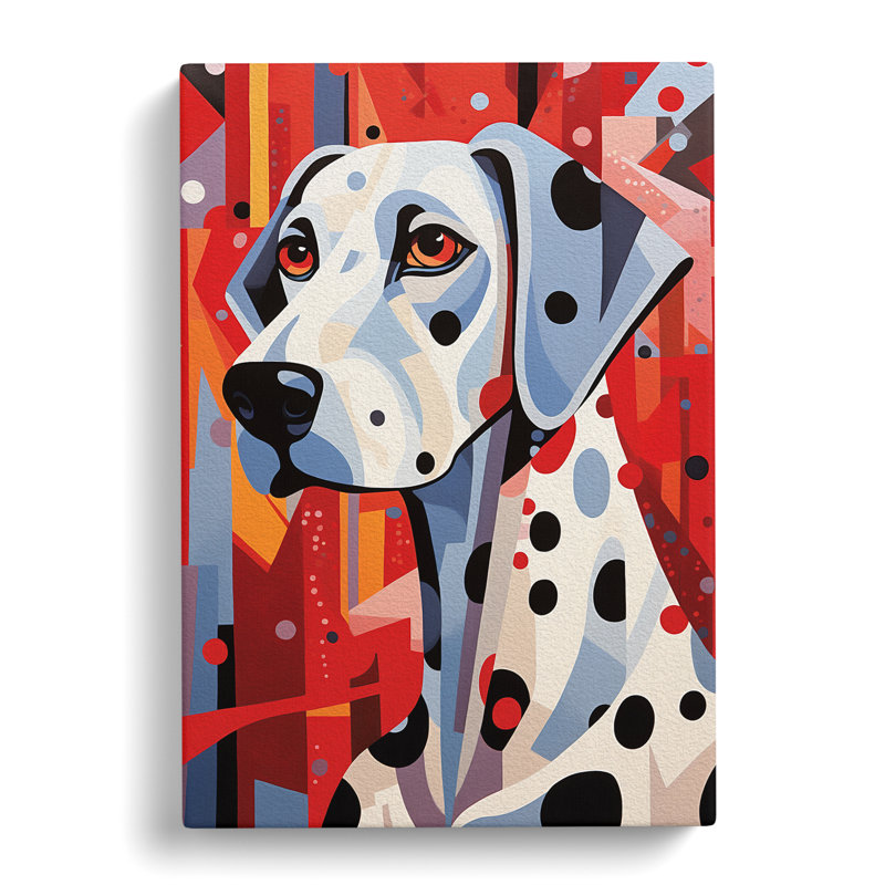 Dalmation Constructivism No.2 - Wrapped Canvas