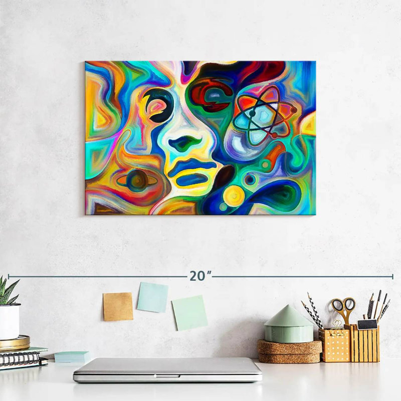 Avery Abstract Galaxy, 8" H x 12" W