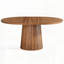 Table de conférence ovale en bois