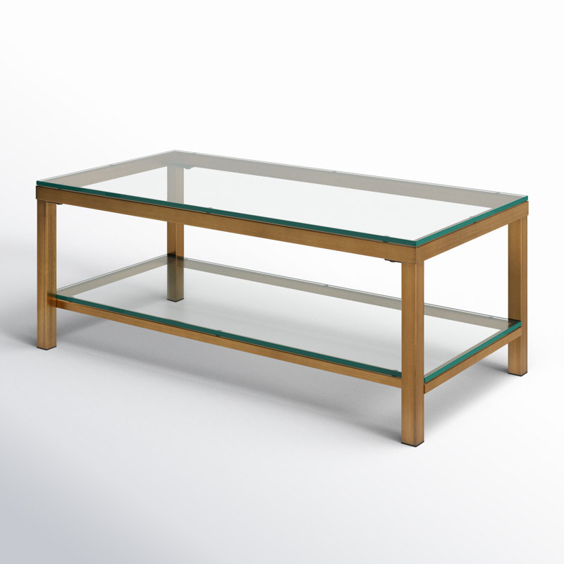 Sawin Glass Top Single Coffee Table
