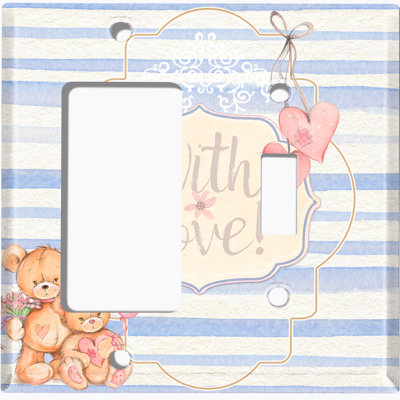2 - Gang Combination Standard Wall Plate