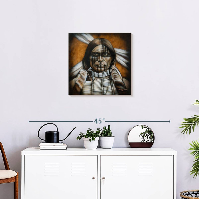 Peinture de Leisha, H 20 po x l 20 po