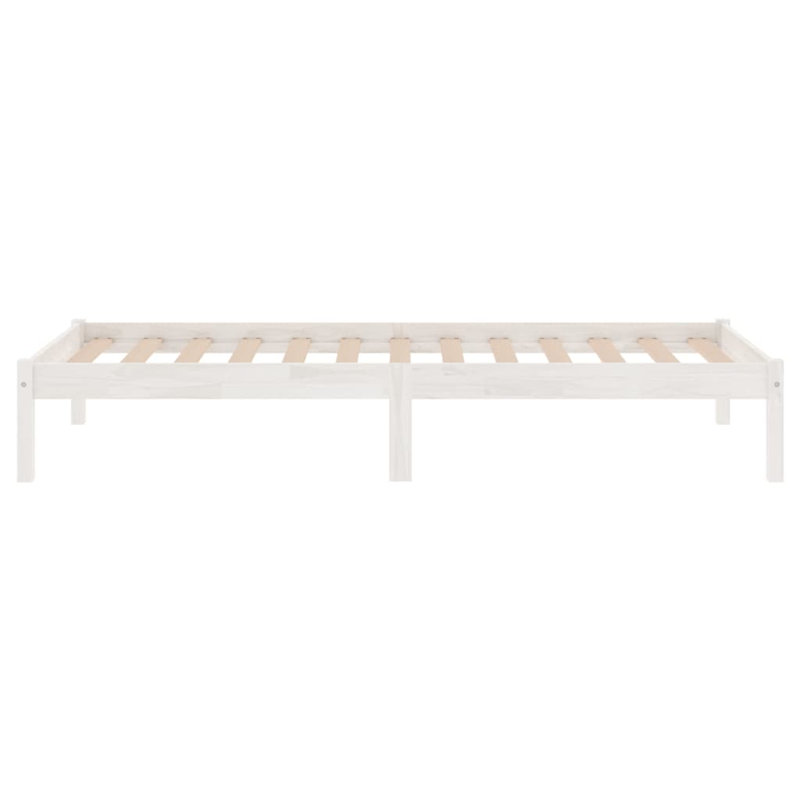 Bed Frame Solid Wood, 120 x 190cm, natural
