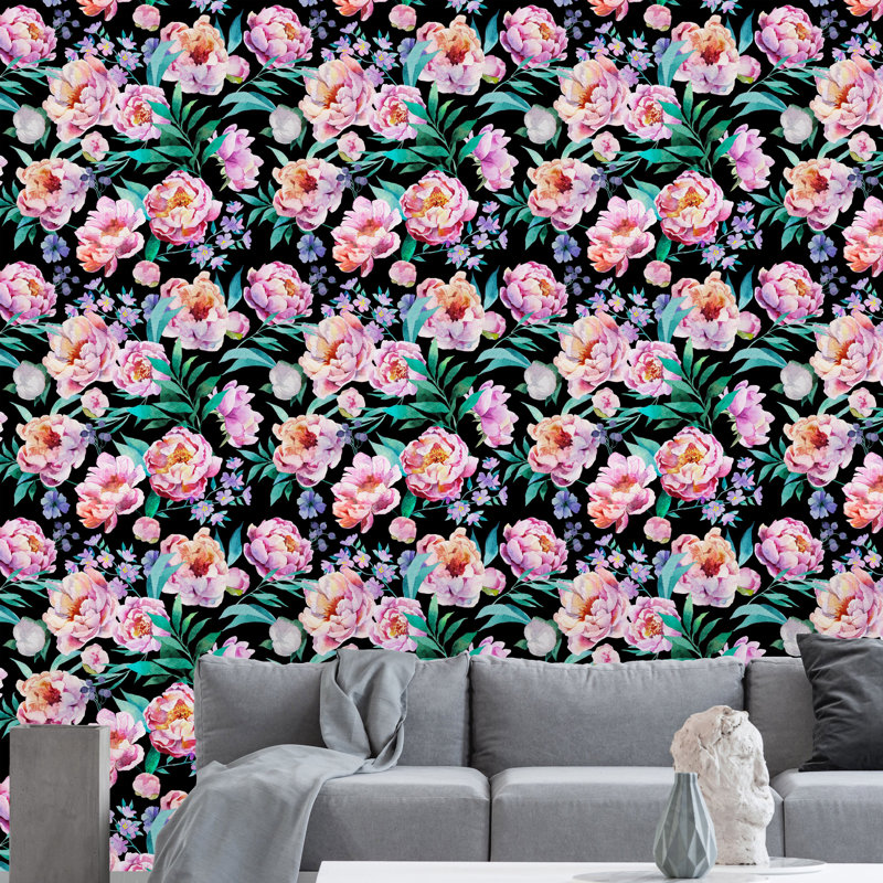 Rouleau de papier peint pelez et collez Ostara, L 16,67 po x l 25 po