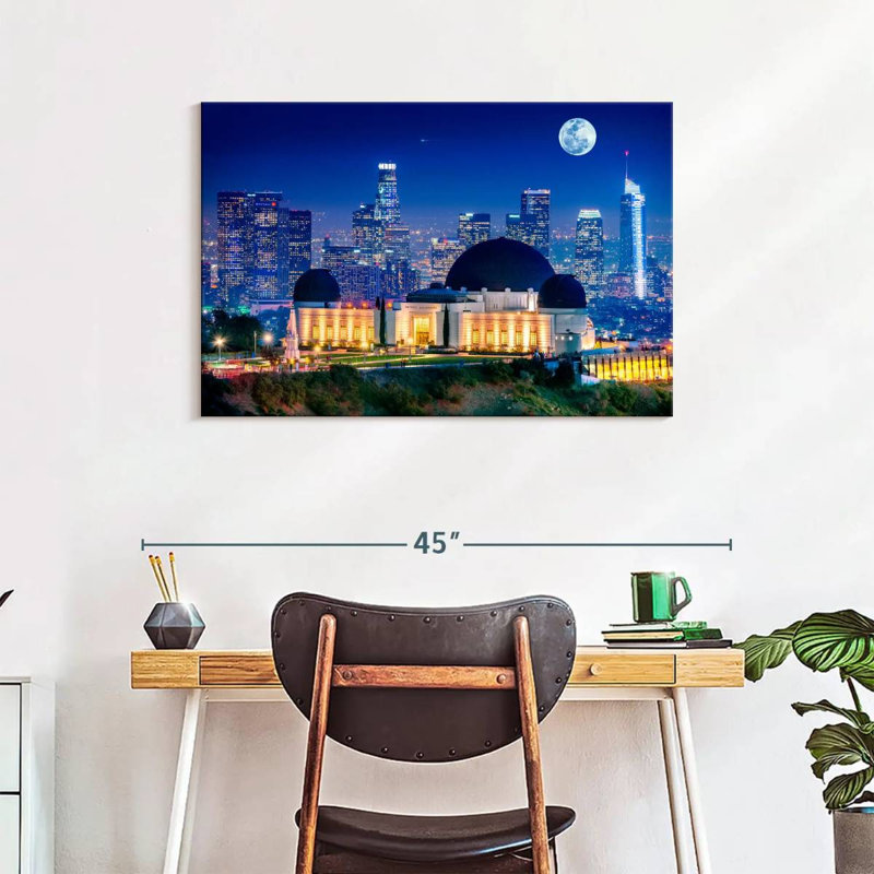 Kavia Griffith Park Observatory, 24" H x 36" W