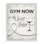  «Gym Now Wine Ensuite», art de la giclée encadrée par Jennifer Ellory