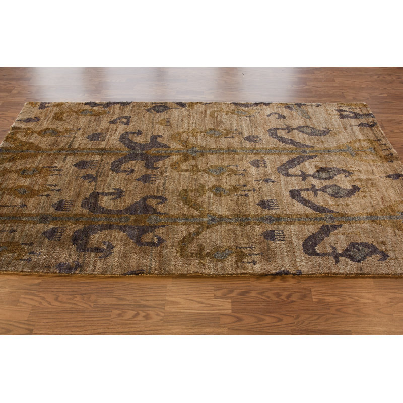 Tapis naturel Torrance Sion Ikat, 5 pi x 8 pi