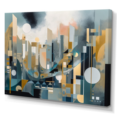 " Green Abstracted Scenic Views I "