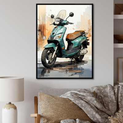 " Green Scooter City Cruiser "