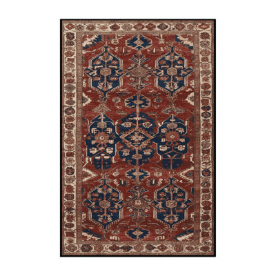 Machine Washable Persian Brown Area Rug