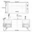 Armoire de salle de bain moderne et intelligente avec miroir-110974063