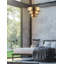 Beatrice 1 - Light Aged Brass Drum Pendant
