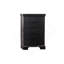 Élégante commode 1 pièce avec tiroirs de couleur noire