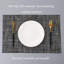 Ensemble de napperons de table de salle à manger 4 pièces imperméables et isolants-742158152