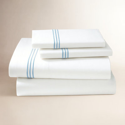 Malik 300 Thread Count Cotton Blend Percale Pillowcase Case Pack
