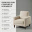 Fauteuil rembourré en velours côtelé Modern-352364187